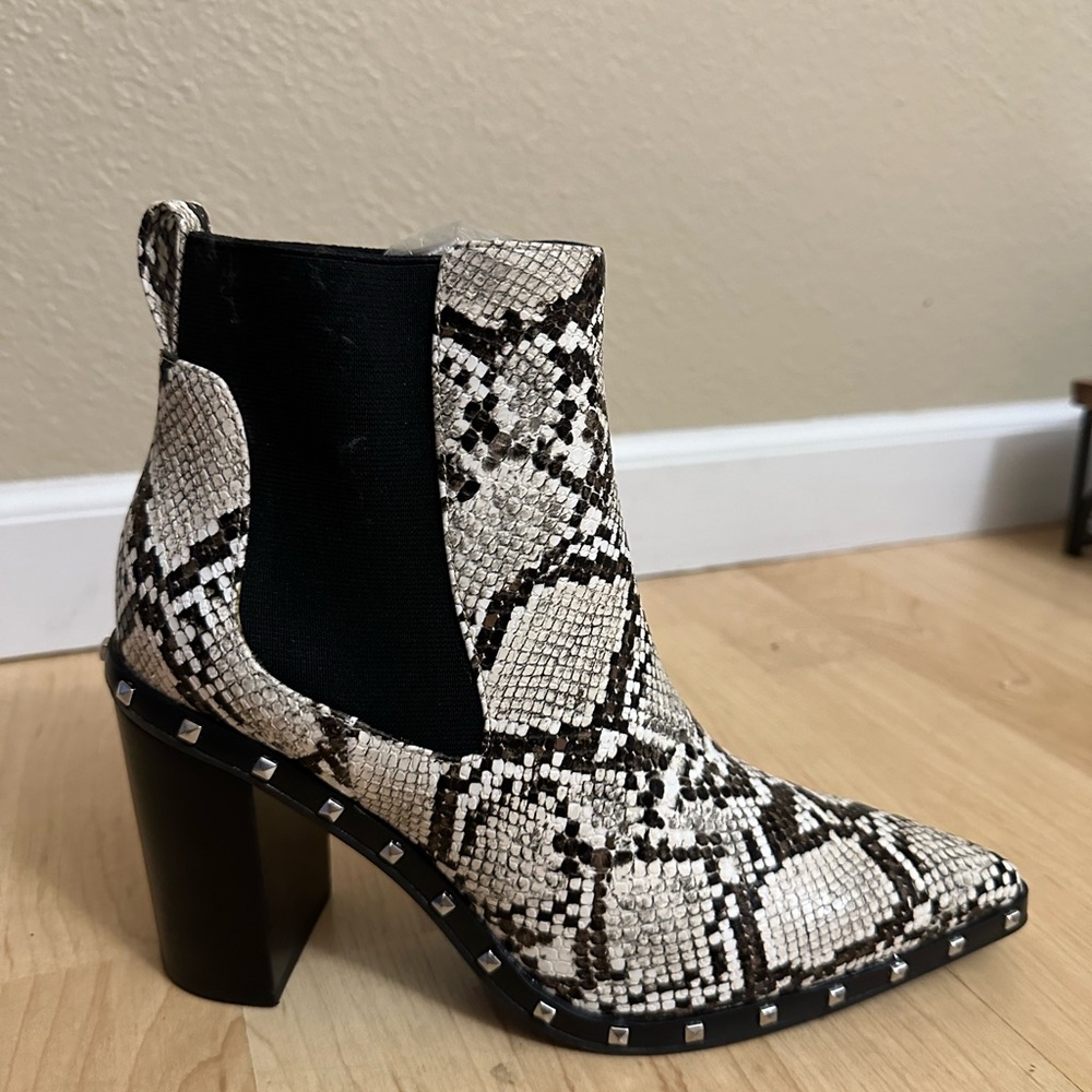 Size 8 snake skin booties
